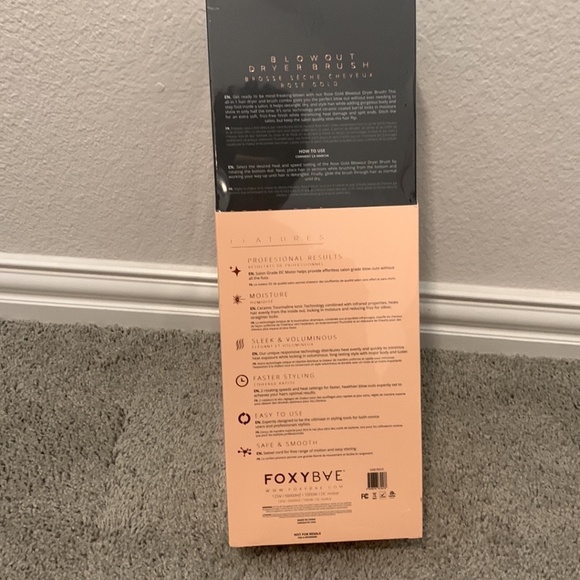 Rose Gold Blowout Dryer Brush FOXYBAE - Picture 3 of 7